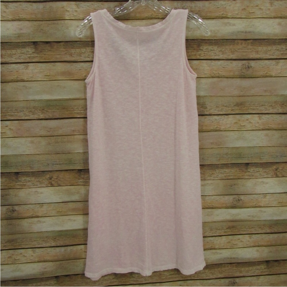 J. Jill Light Pink Sun Bleached Knit Tank Dress xs